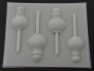 3552 Genie Perfume Bottle Chocolate or Hard Candy Lollipop Mold